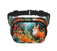 WZYCWB Light Fox Sport-Hüfttasche, trendige und modische Crossbody-Tasche, leichte Reisetasche, kleine Tasche
