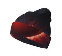 WZYCWB My Heart Print Brimless Knit Hat, Versatile and Comfortable for Daily Commutes and Travel Black