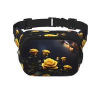 WZYCWB Schöne gelbe Rosen, Sport-Hüfttasche, trendige und modische Umhängetasche, leichte Reisetasche