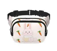 WZYCWB Smiling Rabbit Sport-Hüfttasche, trendige und modische Umhängetasche, leichte Reisetasche, kleine Tasche