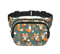 WZYCWB Yellow Fox Sport-Hüfttasche, trendige und modische Crossbody-Tasche, leichte Reisetasche, kleine Tasche