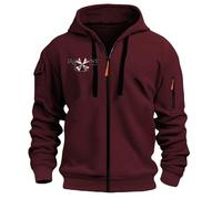 WZYRZ Herren-Kapuzenpullover für Resident/Evil/Umbrella, Reißverschluss-Sweatshirt, Kapuzenjacke, warm, dick, für den Winter, Pullover, Hoodies für Teenager und Erwachsene,G-m