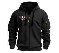 WZYRZ Herren-Kapuzenpullover für Resident/Evil/Umbrella, Reißverschluss-Sweatshirt, Kapuzenjacke, warm, dick, für den Winter, Pullover, Hoodies für Teenager und Erwachsene,B-s