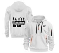 WZYRZ Kapuzenpullover für Herren zum Thema „The Walking Dead“, Fleece-Hoodies, warmer Pullover, Sportbekleidung, Unisex, Kapuzenpullover für Herren und Damen, lässiger Pullover,B-m