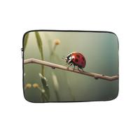 WZYWHJ Ladybug on a Stick Printing Shockproof Portable Laptop Sleeve Case 38.1 cm for Men and Women Business Travel School Office Daily Use