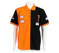 X-Bionic Freizeit-Polo Piquet Kurzarm schwarz/orange Herren (Größe L), Größe L