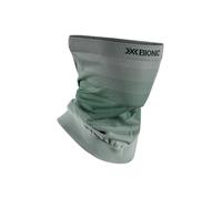 X-Bionic Invent Fx Neckwarmer - Fortschrittliche Wärmeregulierung und Feuchtigkeitsmanagement für Wintersport - 3D Bionic Sphere Technologie für optimalen Komfort - Salbeigrün/Hellgrau/Optikweiß, S/M