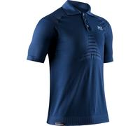 X-Bionic Reise-Polo Invent 4.0 Travel navyblau Herren, Größe XL