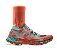 X-Bionic - Terraskin X02 - Trailrunningschuhe, Gr. 46 EU 47 1/3, rot/ dark kaki (BurntRed/Aqua/DarkKaki)