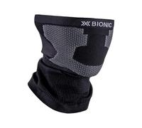 X-Bionic Unisex Neckwarmer für den Wintersport - Erweiterte Temperaturregulierung und Feuchtigkeitsmanagement, ideal für Skifahren und Snowboarden - Schwarz/Grau, S/M