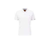 Poloshirt ALPHA INDUSTRIES "Alpha Industries Men - Polo Shirts X-Fit Polo", Herren, Gr. 3XL, weiß, Shell: 95% Cotton, 5% Elastane, Shirts (45052718-XXXL) weiß