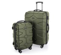 X-Kölln - Koffer-Set Hartschale Olivegrün matt, TSA Olive