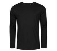 X.O by Promodoro - Men´s Roundneck T-Shirt Long Sleeve Black - Gr. - L