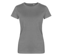 X.O by Promodoro - Women´s Roundneck T-Shirt Steel Grey (Solid) - Gr. - 3XL