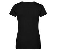 XO1525 X.O by Promodoro Damen V-Neck T-Shirt Kurzarm Black L
