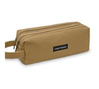 X SIM FITNESSX Federmäppchen Federtaschen Teenager Mädchen Mäppchen Etui Stifte Schulmäppchen Pencil Case Stiftetasche für Schule & Büro (Rechteckig Braun)
