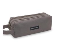 X SIM FITNESSX Federmäppchen Federtaschen Teenager Mädchen Mäppchen Etui Stifte Schulmäppchen Pencil Case Stiftetasche für Schule & Büro (Rechteckig dunkle Grau)
