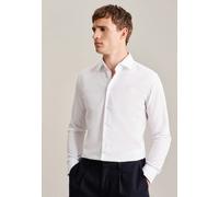 Seidensticker Herren Business-Hemd - Extra Slim Fit - Bügelfrei - Kent-Kragen - Langarm - 100% Baumwolle, Weiß (Weiß 01), 38 EU
