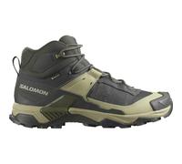 Salomon Men's X Ultra 5 Mid GORE-TEX Peat/gray Green/blue Nights 49 1/3