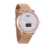 X-WATCH 54017 Hybrid-Smartwatch SOE XW Pure | Damen Android - Fitnesstracker Uhr iOS mit WhatsApp Rose Gold