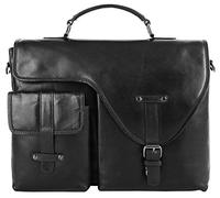 X-ZONE Aktentasche Echt Leder Herren | Business Tasche für Laptop | Dokumententasche mit Tragegriff | Bürotasche mit Steckschloss | 020105