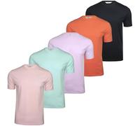 Xact Herren T Shirt 5er Pack - 100% Baumwolle, Basic Kurzarm Rundhals, Regular Fit, Multipack