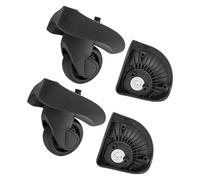 XAGMODSHN Ersatz-Rad für Gepäck, Reparatur, Koffer, Tasche, Teile, Spinnrollen, Reisekofferrollen, Ersatzteile, schwarze Kofferraumrollen, Reparatursets