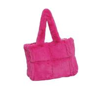 XAGMODSHN Große Kapazität, weiche Plüschtasche für Damen, Winter Fleece Schultertasche, Handtasche, geräumig für Shopping oder Freizeitausflüge, Damen Shopper Tasche