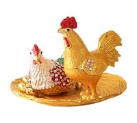 XAGMODSHN Multifunktionaler Metall Schmuckhalter mit farbenfrohen Design Organizern, Legierungsstruktur für Verschiedene Anlässe, Aufbewahrungsbox aus Legierung