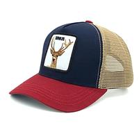 XAVER LUIS SERVUS - Trucker Cap - Patch gestickt - Baseballcap - mit Stickerei - Snapback - Hirsch - Deer - Truckercap - Bavarian - Bayern - rot blau beige Jäger