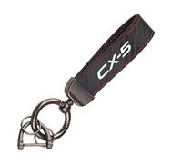 XBTGHWMZ Auto-Schlüsselanhänger Für Mazda CX5 CX-5, Metall Autoschlüssel Ring Multifunktionale Werkzeug Schlüsselhalter Auto-Dekorations Zubehör, Rot