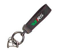 XBTGHWMZ Auto-Schlüsselanhänger Für VRS Kamiq Kodiaq Karoq RS Fabia,Metall Autoschlüssel Ring Multifunktionale Werkzeug Schlüsselhalter Auto-Dekorations Zubehör,R