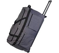 Xcase Reisetasche groß: Faltbare XXL-Reisetasche mit Trolley-Funktion & Teleskop-Griff, 160 l (XXL leicht, groß, XL)