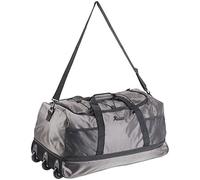 Xcase Reisetasche mit Rollen: Reisetasche mit Trolley-Funktion, faltbar, erweiterbar, 75-100 l (Faltbare mit Rollen, Segeltasche mit faltbar, XXL)