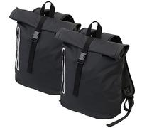 Xcase Roll Rucksack: 2er-Set Rolltop-Rucksäcke mit gepolstertem Laptop-Fach, wasserfest (Reise-Rucksack, Laptop wasserdicht)