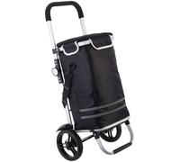 Xcase Shopping-Trolley: Klappbarer Einkaufstrolley mit Kühlfach, 46 l, belastbar bis 25 kg (Einkaufstrolleys mit Taschen, mit Rollen)