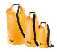 Xcase Wasserfester Seesack: Urlauber-Set wasserdichte Packsäcke 16/25/70 Liter, orange (Overboard Beutel, Gepäcksack, Tasche Plane)