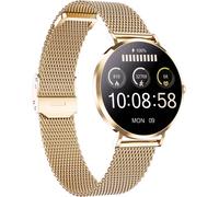 XCOAST Smartwatch Damen Mit Telefonfunktion, AMOLED Fitnessuhr Mit Schlafmonitor Kompatibel Android iOS,SchrittzäHler Kalorien IP68 Wasserdicht Smart Watch 100+Sport Modi Roségold