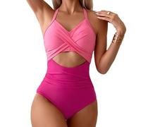 XDSP Damen Badeanzug Badeanzüge Sport Bademode Plus Size Badebekleidung Einteiler Sport Badeanzüge für Damen Bademode Push up Sexy Badeanzug Damen Modische Monokini Größe One Piece Swimsuits