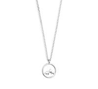 XENOX® Berg Halskette - Damen Halskette aus hochwertigem 925/- Sterlingsilber mit Berg-Anhänger