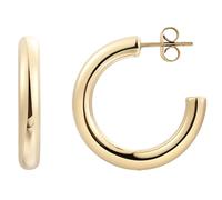 XENOX® Circle Creolen - Damen Ohrringe aus hochwertigem Edelstahl, 100% Wasserfest | X2662G