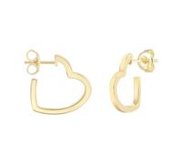XENOX Creolen - HEART - XS91567G gold