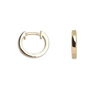 Xenox Sterling Silber Ohrringe XS8658G - CREOLEN - Gelbgold Verg.