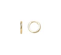 Xenox Sterling Silber Ohrringe XS8660G - CREOLEN - Gelbgold verg.