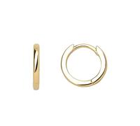 Xenox Sterling Silber Ohrringe XS8660G - CREOLEN - Gelbgold verg.