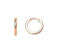 Xenox Damen 925 Sterling Silber Creolen 13 mm in roségoldfarben - CREOLEN - XS8660R