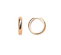 Xenox Damen-Creolen XS8661R – 925 Sterling Silber, roségoldfarben, 17 mm