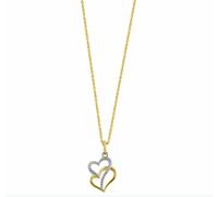 Xenox Damen 925 Sterling Silber Halskette LOVE STORY - XS3602G