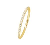 Xenox Sterling Silber RING XS1721G/54 - KRAPPE GOLD - Gelbgold Verg. - Gr. 54