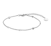 Xenox Sterling Silber Armband XS3831 - 15-18,5 cm - ZARGE SILBER - Karreekette